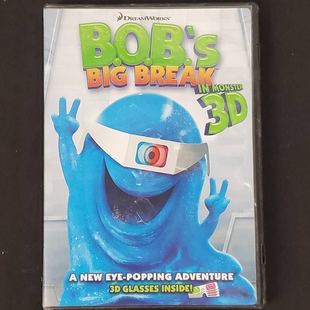 BOB'S Big Break - 3D New Glasses Included [DVD]